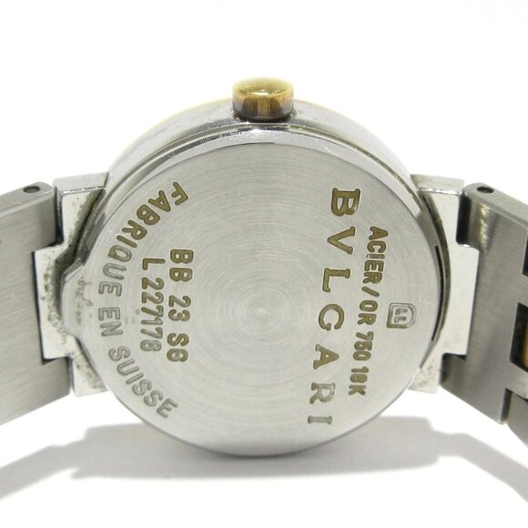 Auth BVLGARI Bvlgari Bvlgari BB23SG L****** Silver Women's Wrist Watch - Picture 5 of 11